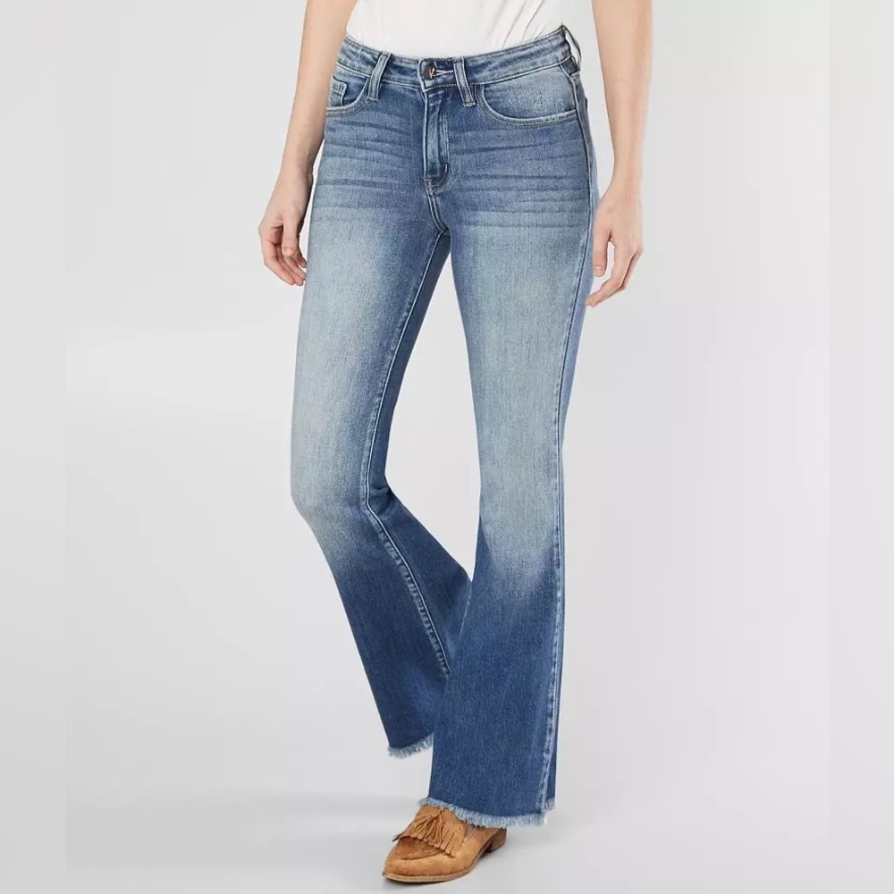 Signature High Rise Flare Stretch Jean - Picture 2 of 10